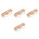 4Stk Professioneller Holzklopfer Beechholz Percussion Instrument Gelb 8