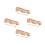 4Stk Professioneller Holzklopfer Beechholz Percussion Instrument Gelb 3