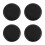 4Stk Wandloch Reparaturplatte Schwarz, ABS Material, Dekoratives Set 9