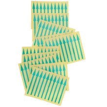 100Stk Reflektierende Grüne PVC Pfeilmarker Für Instrumententafeln