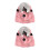 2Ensembles Rose En Coton Et Protection 8