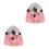 2Ensembles Rose En Coton Et Protection 5