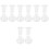 16Pièces Coussinets Silicone Transparent Pour Tire-Lait Réutilisables 5
