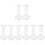 16Pièces Coussinets Silicone Transparent Pour Tire-Lait Réutilisables 4