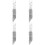4Ensembles Pluviomètres Extérieurs Argent Rack Base Durable 7
