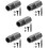 5Ensembles Pièces De Cric Cardan Acier Noir Compact Usage Polyvalent 9
