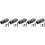5Ensembles Pièces De Cric Cardan Acier Noir Compact Usage Polyvalent 10