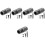 5Ensembles Pièces De Cric Cardan Acier Noir Compact Usage Polyvalent 5