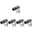 5Ensembles Pièces De Cric Cardan Acier Noir Compact Usage Polyvalent 6