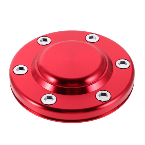 2Pièces Cache-Roue Aluminium Rouge Auto Facile Pose Protection Jante 1