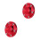 2Pièces Cache-Roue Aluminium Rouge Auto Facile Pose Protection Jante 4