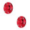 2Pièces Cache-Roue Aluminium Rouge Auto Facile Pose Protection Jante 3