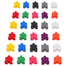 300Pièces En Bois Colorés Pour Jeux Famille Et Classe