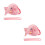 2Ensembles À Rose Avec Laisse Éléphant En Coton 5