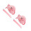 2Ensembles À Rose Avec Laisse Éléphant En Coton 3