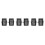 3Paires Boutons Manchette Noir Pour Costume Et 8