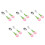 10Pièces Ensemble Fourchette Bébé Acier Silicone Motif 4