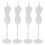 20Pièces Supports Robustes En Plastique Pour Mannequins 2