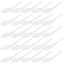 600Stk Einweg Kunststoff Löffel Transparent Für Suppe Joghurt Dessert