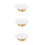 3Pièces Couvre Sprinkler Cuivre Multi Couleurs Pour Plafond Mur 6