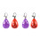 4Pièces Lumière Pendentif , Durable Coloré, Usage 3