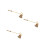 3Pièces Snuffer En Émail Coloré Manche Long Extincteur 4