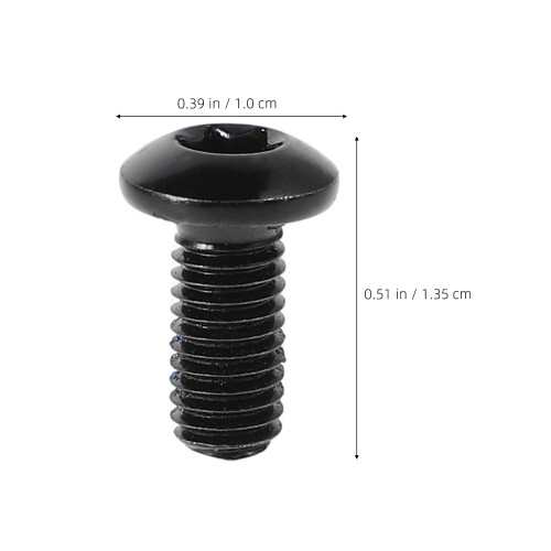12Pièces Vis De Alliage Acier Stabilisation Noir 2