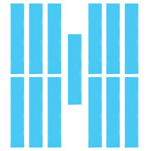 52Pcs Sticky Sky-Blue Golf Grip Tape for Club Regripping