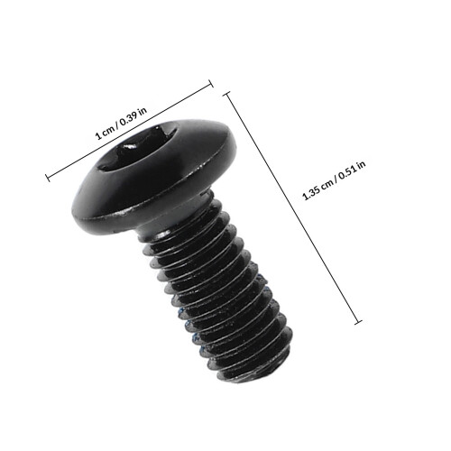 12Pièces Vis De Alliage Acier Stabilisation Noir 1