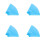 52Pcs Sticky Sky-Blue Golf Grip Tape for Club Regripping 7