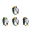 4Pièces Analogiques PVC Enfants Multicolores Design Amusant 9