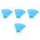 52Pcs Sticky Sky-Blue Golf Grip Tape for Club Regripping 8