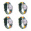 4Pièces Analogiques PVC Enfants Multicolores Design Amusant 5