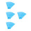 52Pcs Sticky Sky-Blue Golf Grip Tape for Club Regripping 9
