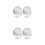 4Pièces Barre Inoxydable Elimination Odeurs Main Métal Argent 10