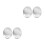 4Pièces Barre Inoxydable Elimination Odeurs Main Métal Argent 5