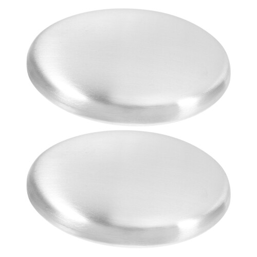 4Pièces Barre Inoxydable Elimination Odeurs Main Métal Argent 1