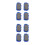 8Pièces Effaceurs Microfibre Double Face Pour Tableau 6