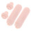 4Pièces Kit Nail Art Silicone Rose Tampons Pour Unique 1