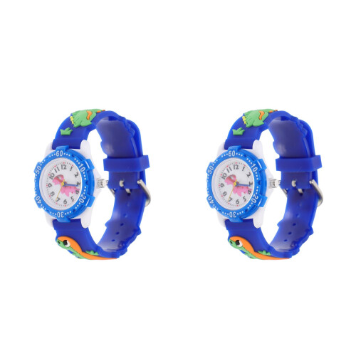 2Pièces Silicone Fantaisie Bracelet Réglable 2