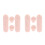 4Pièces Kit Nail Art Silicone Rose Tampons Pour Unique 4