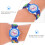 2Pièces Silicone Fantaisie Bracelet Réglable 10