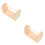 2Pièces Support Fil Bois Pour Tricotage Crochet Accessoire 8