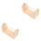 2Pièces Support Fil Bois Pour Tricotage Crochet Accessoire 5