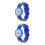 2Pièces Silicone Fantaisie Bracelet Réglable 6