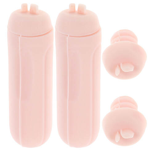 4Pièces Kit Nail Art Silicone Rose Tampons Pour Unique 2