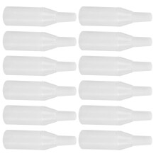 160Pièces Flacons Compte- Plastique Blancs Étanches