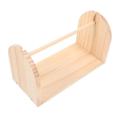 2Pièces Support Fil Bois Pour Tricotage Crochet Accessoire 2