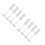 8Pièces Support Mini Mannequin En Plastique Pour Affichage Robe 9