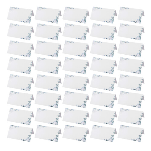 200Pièces Étiquettes De Nom Décoratives En Papier Pour Réceptions